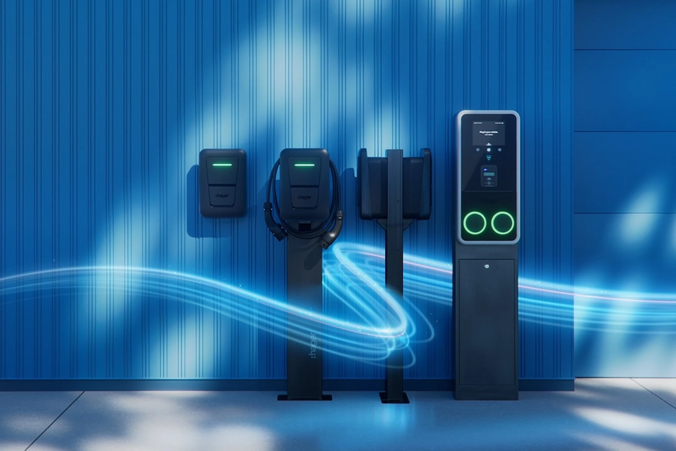 Borne de recharge Witty de Hager